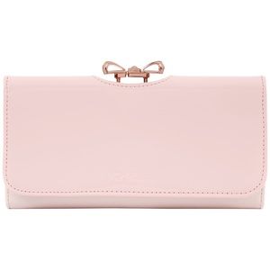Ted Baker Pink and rose gold bow wallet